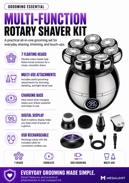 Rotary Shaver 5 in 1