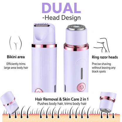 Premium Dual-Head Beauty Shaver