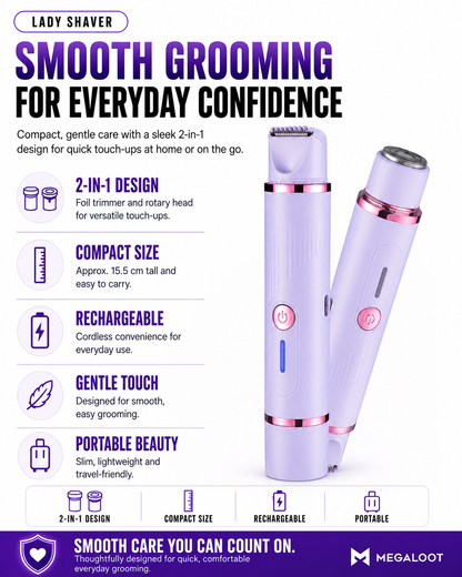Premium Dual-Head Beauty Shaver